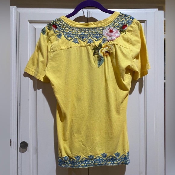 JWLA Yellow Embroidered Blouse - Picture 2 of 6
